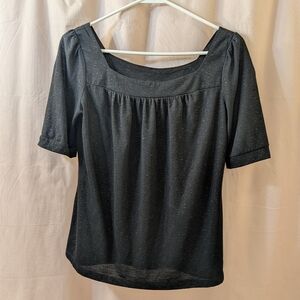 2006 Xhilaration medium Sparkly Black Top